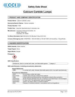 Calcium Carbide Lumps