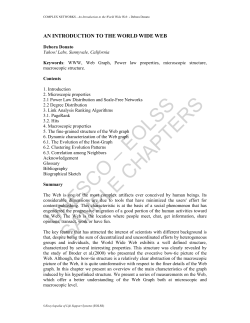 An Introduction to the World Wide Web