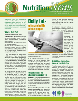 Belly fat - National Nutrition Centre