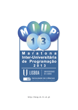 http://miup.di.fc.ul.pt - Universidade de Lisboa