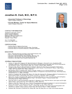 Jonathan B. Clark, M.D., M.P.H.