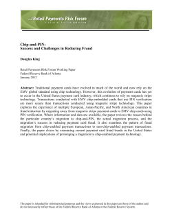 Success and Challenges in Reducing Fraud