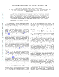 Theoretical evidence for the semi