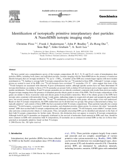 Identification of isotopically primitive interplanetary dust