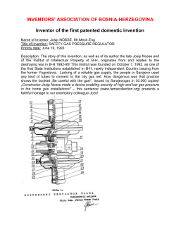 INVENTORS` ASSOCIATION OF BOSNIA