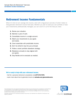 Retirement Income Fundamentals