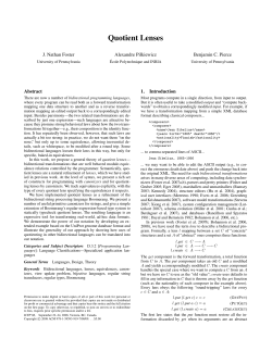 Quotient Lenses - Virtual building 8