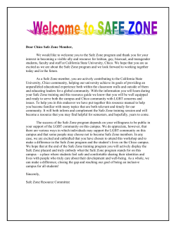 Safe Zone Resource Guide