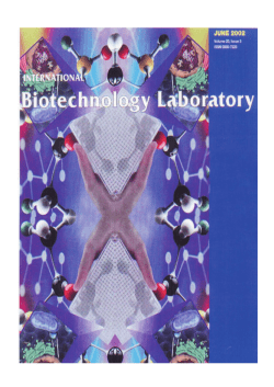 International Biotechnology Laboratory Article