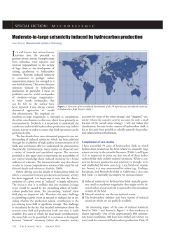 Moderate-to-large seismicity induced by hydrocarbon production