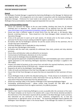 SWIMMING WELLINGTON POOLSIDE MANAGER GUI