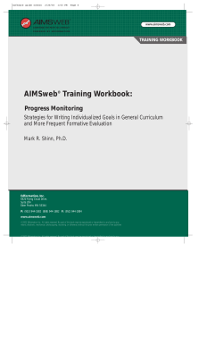 AIMSweb Training Workbook