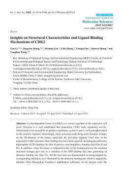 Insights on Structural Characteristics and Ligand Binding