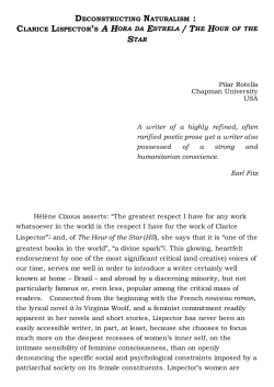 Deconstructing Naturalism - Faculdade de Letras