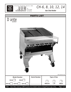 CH Parts List.cdr