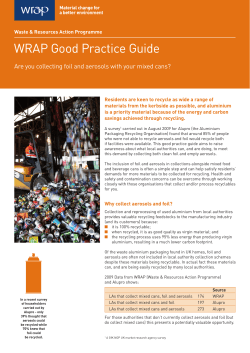 Are you collecting foil and aerosols with your mixed cans