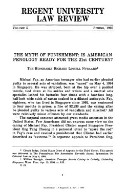 The Myth of Punishment