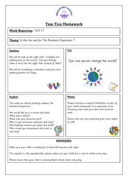 Spring 2 Week 3 13 03 17 Y5