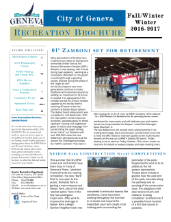 Fall/Winter Brochure