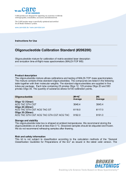 Oligonucleotide Calibration Standard (#206200)