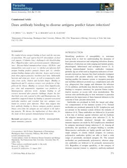 Does antibody binding to diverse antigens - Clayton