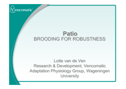 BROODING FOR ROBUSTNESS