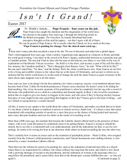 Easter 2017 - St. John`s and Holy Rosary