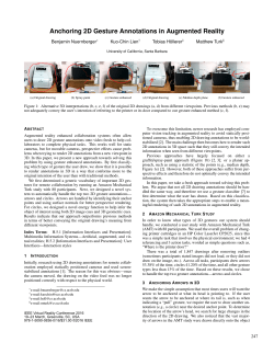 Anchoring 2D Gesture Annotations in Augmented Reality