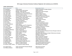 By Constituency - League of American Orchestras