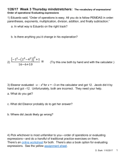 Mindstretchers sheet
