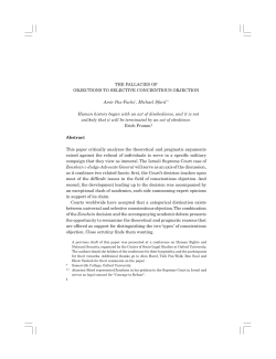 THE FALLACIES OF OBJECTIONS TO SELECTIVE