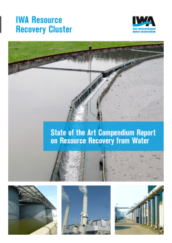 state of the art compendium report on resource recovery from water