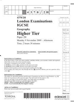 N34929A IGCSE Geography 4370_2H November 2009.indd