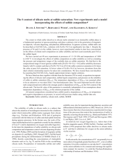 The S content of silicate melts at sulfide saturation: New experiments