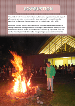 Combustion Workbook - TKS Science with Mr. Brown