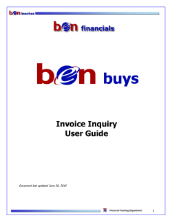 BEN Buys - Finance