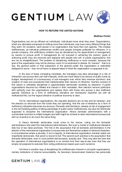 How to Reform the United Nations