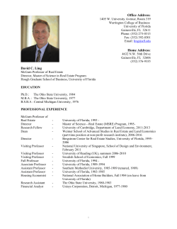 Professor David Ling