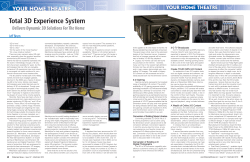 Total 3D Experience System Delivers Dynamic 3D Solutions For