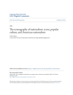 The iconography of nationalism: icons, popular culture, and