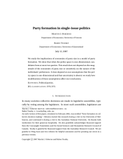 Party formation in single