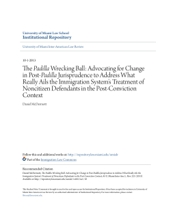 The Padilla Wrecking Ball - University of Miami School of Law