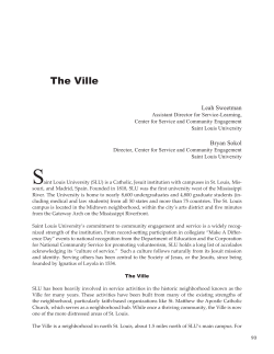 The Ville - Missouri Campus Compact