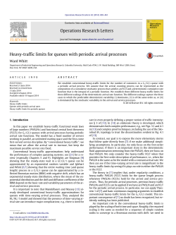 Heavy-Traffic Limits for Queues with Periodic Arrival Rate