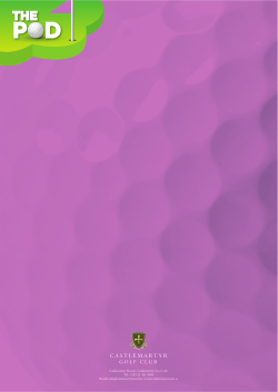 Castlemartyr Golf (Menu) A3.indd