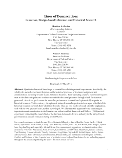 Lines of Demarcation