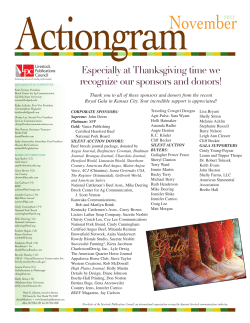 November - Livestock Publications Council