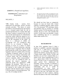 JASON P., Plaintiff and Appellant, v. DANIELLE S., Defendant and