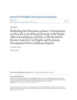 Rethinking the Discourse on Race