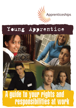 Young apprentice